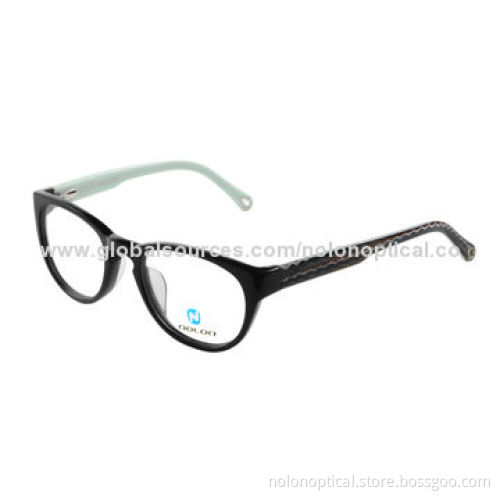 Cheap protective acetate optical frames with customized logo accepted